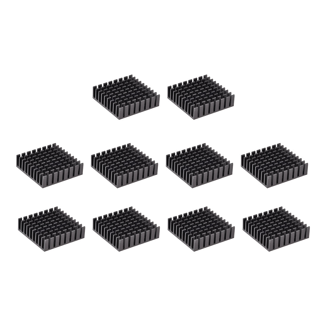 Harfington Slotted Notch Heatsink for MOS, IC Chip, Stepper Motor,3D Printer 10pcs