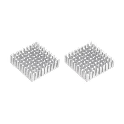 Harfington Slotted Notch Heatsink for MOS, IC Chip, Stepper Motor,3D Printer 2pcs