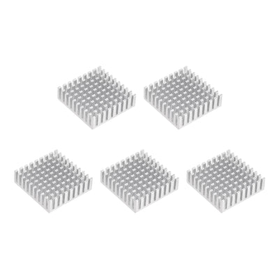 Harfington Slotted Notch Heatsink for MOS, IC Chip, RAM, CPU, Stepper Motor,3D Printer 5pcs