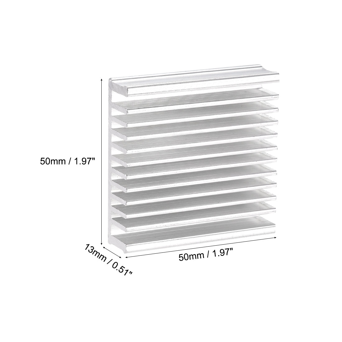 Harfington E Shape Aluminum Heatsink for MOS GPU IC Chip 3D Printers