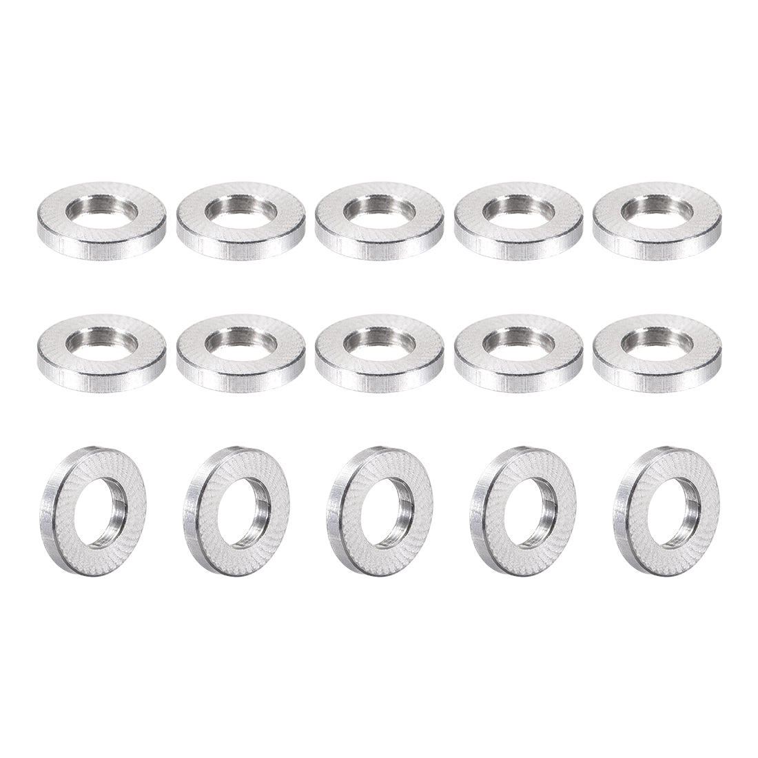 Harfington 15 Pcs Round Aluminum Standoff Column Spacer Aqua Blue for FPV Quadcopter RC Multirotors Parts DIY