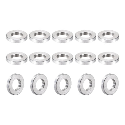 Harfington 15 Pcs Round Aluminum Standoff Column Spacer Aqua Blue for FPV Quadcopter RC Multirotors Parts DIY
