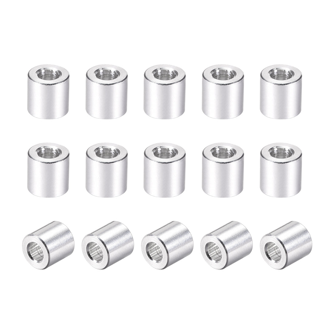 Harfington 15 Pcs Round Aluminum Standoff Column Spacer Aqua Blue for FPV Quadcopter RC Multirotors Parts DIY