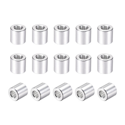 Harfington 15 Pcs Round Aluminum Standoff Column Spacer Aqua Blue for FPV Quadcopter RC Multirotors Parts DIY