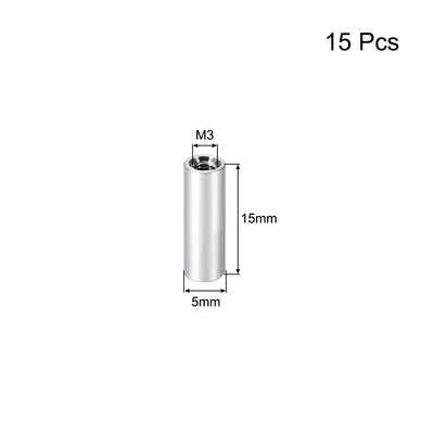 Harfington 15 Pcs Round Aluminum Standoff Column Spacer Female Purple for FPV Quadcopter RC Multirotors Parts DIY