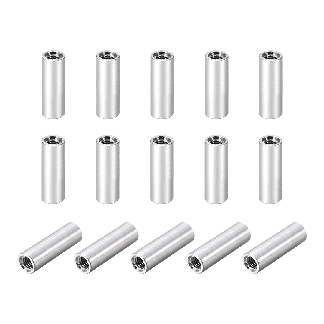 Harfington 15 Pcs Round Aluminum Standoff Column Spacer Female Purple for FPV Quadcopter RC Multirotors Parts DIY