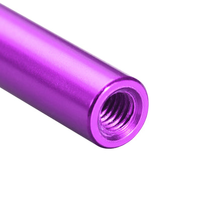 Harfington 15 Pcs Round Aluminum Standoff Column Spacer Female Purple for FPV Quadcopter RC Multirotors Parts DIY