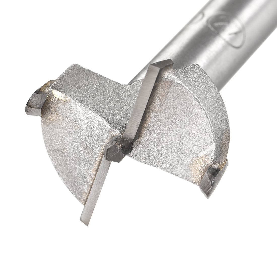 Harfington Forstner Wood Boring Drill Bit 27mm Dia. Hole Saw Carbide Alloy Steel Tip Round Shank Cutting for Hinge Plywood Wood Tool