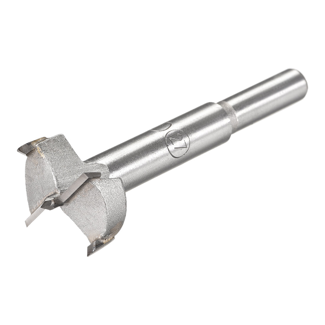 Harfington Forstner Wood Boring Drill Bit 27mm Dia. Hole Saw Carbide Alloy Steel Tip Round Shank Cutting for Hinge Plywood Wood Tool