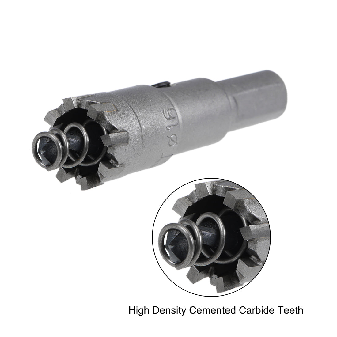 Harfington Hole Saw Cutter High Density Carbide Teeth for Stainless Steel Metal