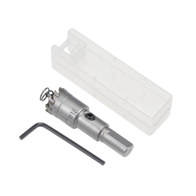 Harfington Hole Saw Cutter High Density Carbide Teeth for Stainless Steel Metal