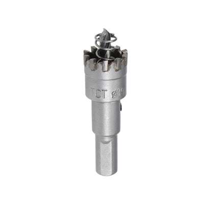 Harfington Hole Saw Cutter High Density Carbide Teeth for Stainless Steel Metal