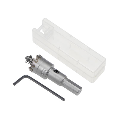 Harfington Hole Saw Cutter High Density Carbide Teeth for Stainless Steel Metal 2Pcs