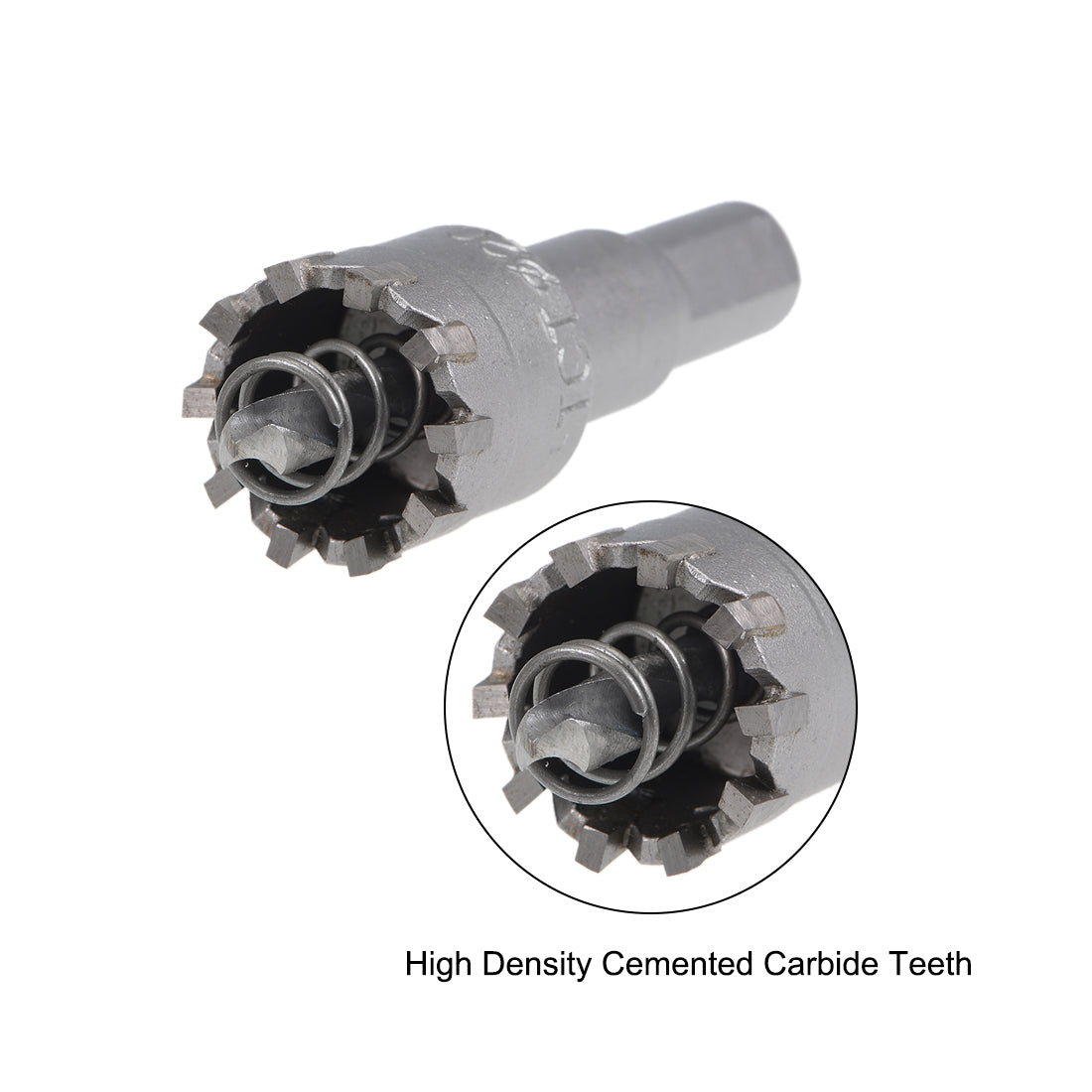 Harfington Hole Saw Cutter High Density Carbide Teeth for Stainless Steel Metal