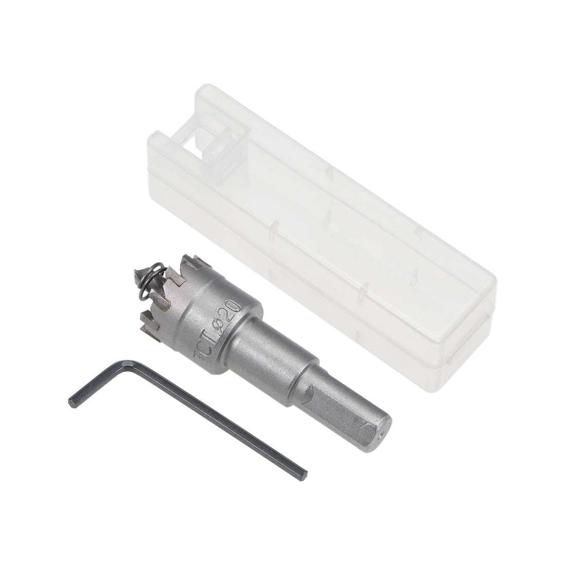 Harfington Hole Saw Cutter High Density Carbide Teeth for Stainless Steel Metal 2Pcs