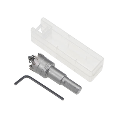 Harfington Hole Saw Cutter High Density Carbide Teeth for Stainless Steel Metal 2Pcs