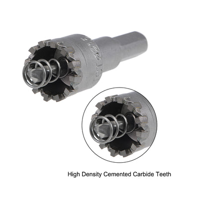 Harfington Hole Saw Cutter High Density Carbide Teeth for Stainless Steel Metal