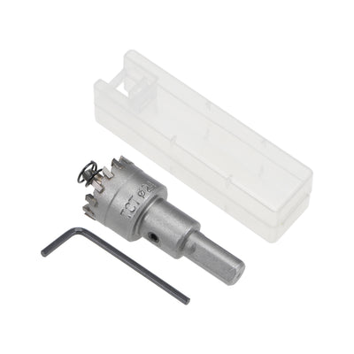 Harfington Hole Saw Cutter High Density Carbide Teeth for Stainless Steel 2 Pcs