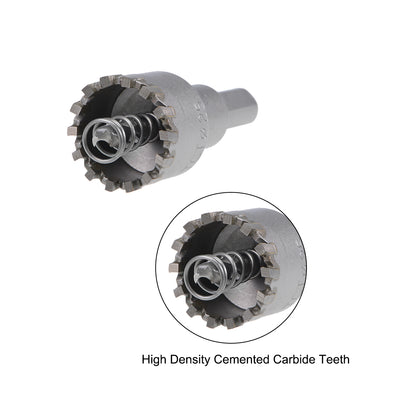 Harfington Hole Saw Cutter High Density Carbide Teeth for Stainless Steel 2 Pcs