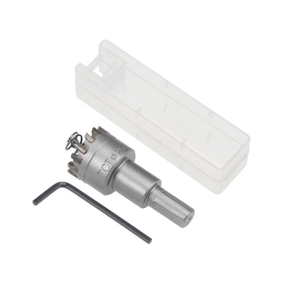 Harfington Hole Saw Cutter High Density Carbide Teeth for Stainless Steel 2 Pcs