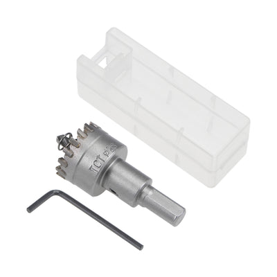 Harfington Hole Saw Cutter High Density Carbide Teeth for Stainless Steel 2 Pcs