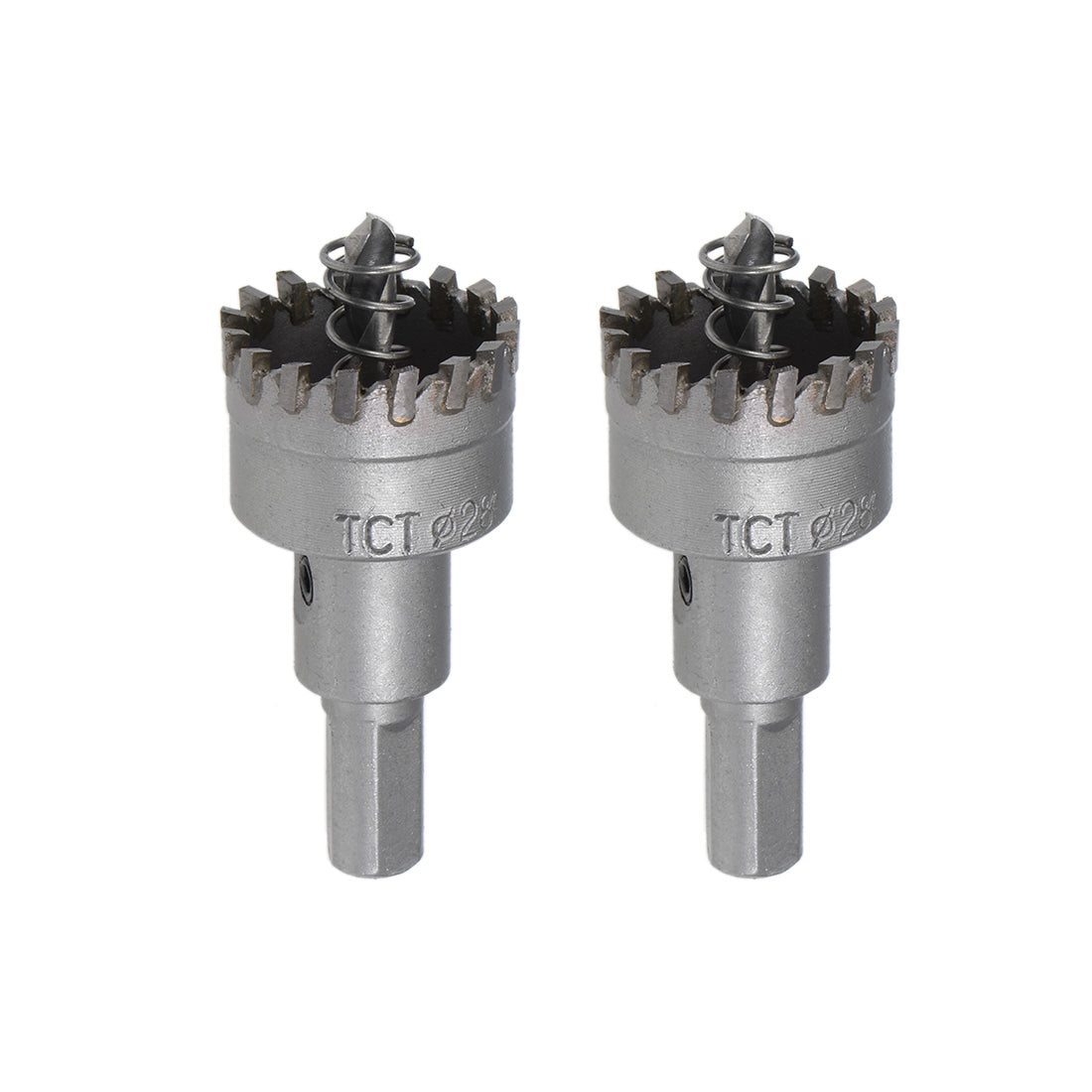 Harfington Hole Saw Cutter High Density Carbide Teeth for Stainless Steel 2 Pcs