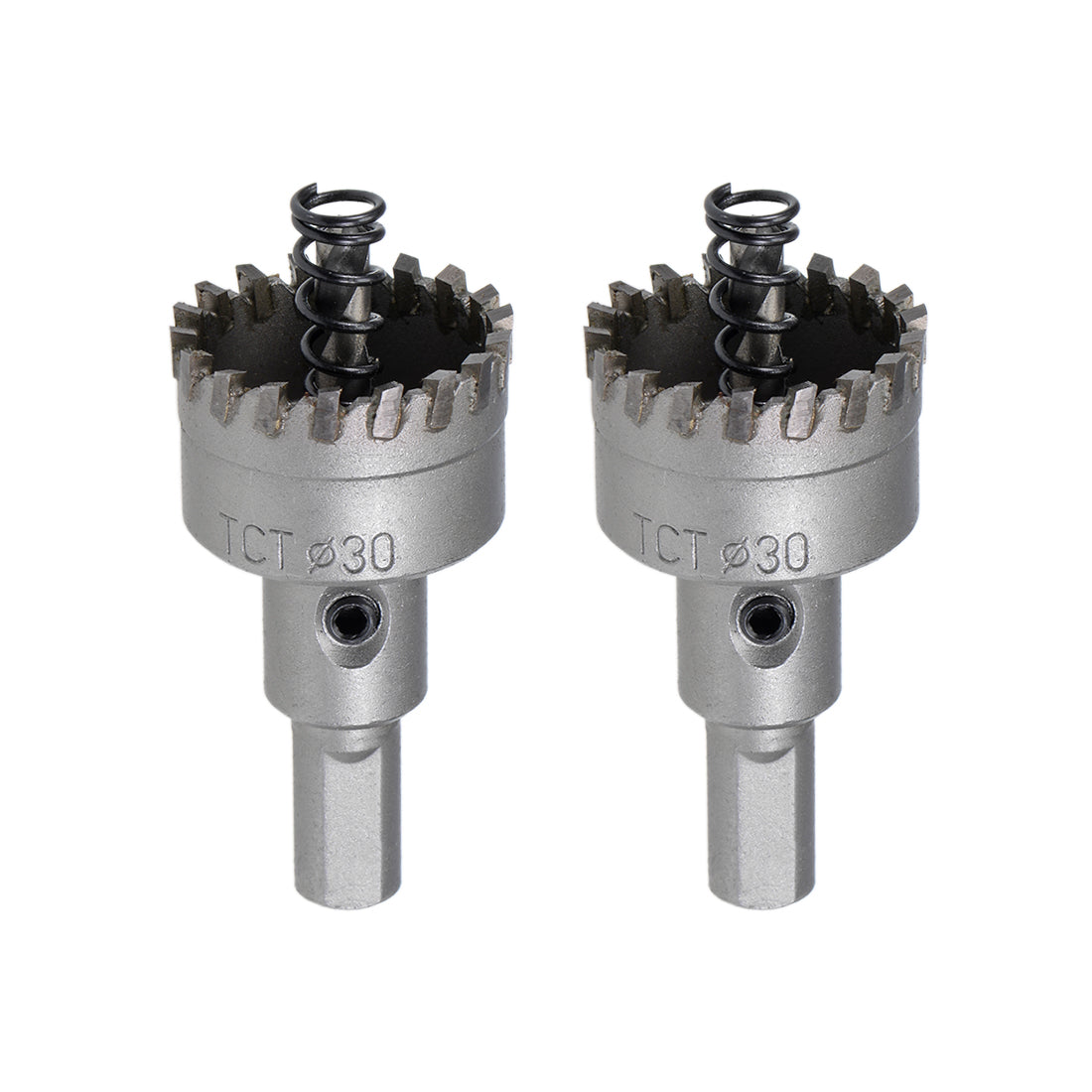 Harfington Hole Saw Cutter High Density Carbide Teeth for Stainless Steel 2 Pcs