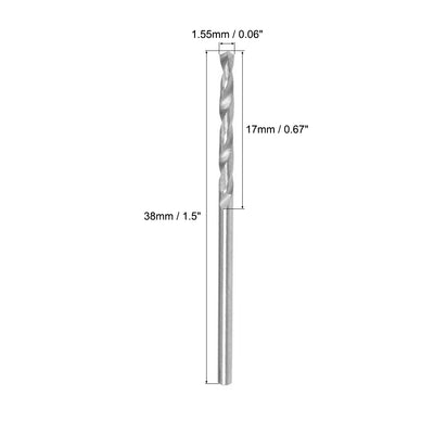 Harfington Tungsten Steel Straight Shank Twist Drill Bits