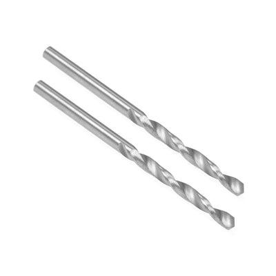 Harfington Solid Carbide Straight Shank Twist Drill Bits 2pcs