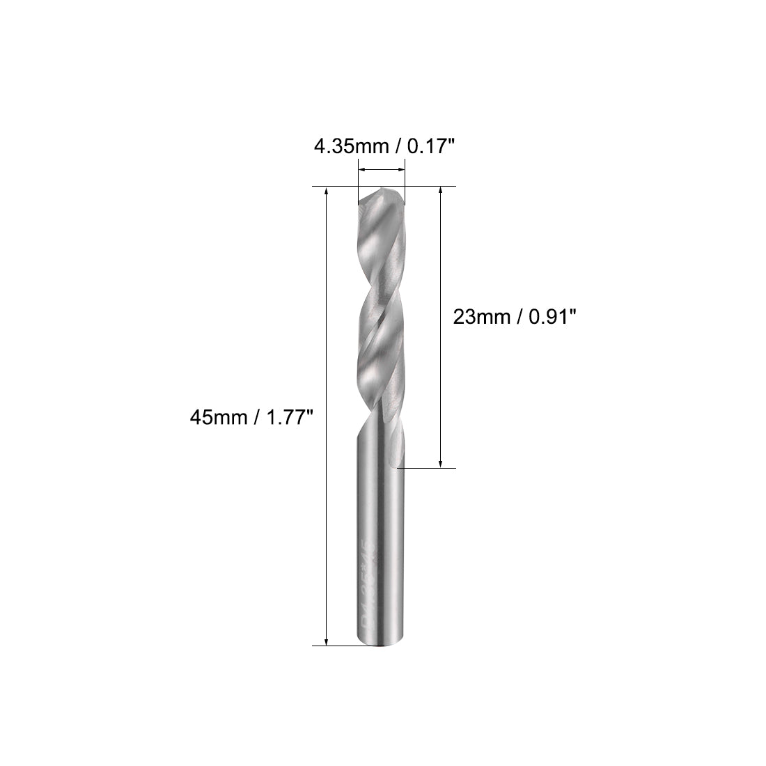 Harfington Solid Carbide Straight Shank Twist Drill Bits