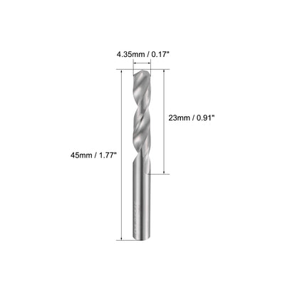 Harfington Solid Carbide Straight Shank Twist Drill Bits