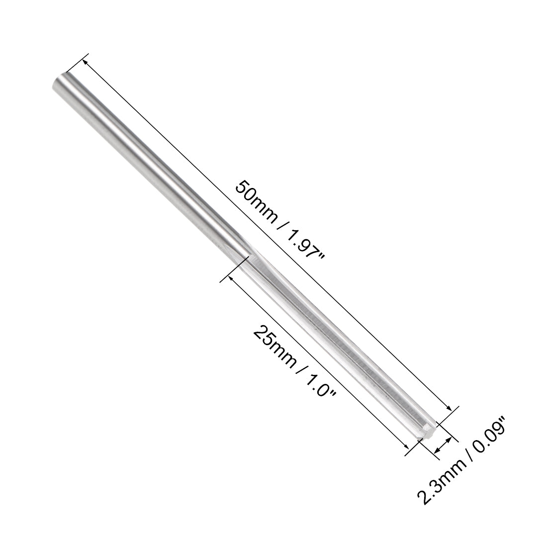 Harfington Round Shank Straight Flute Machine Milling Chucking Reamer Tool