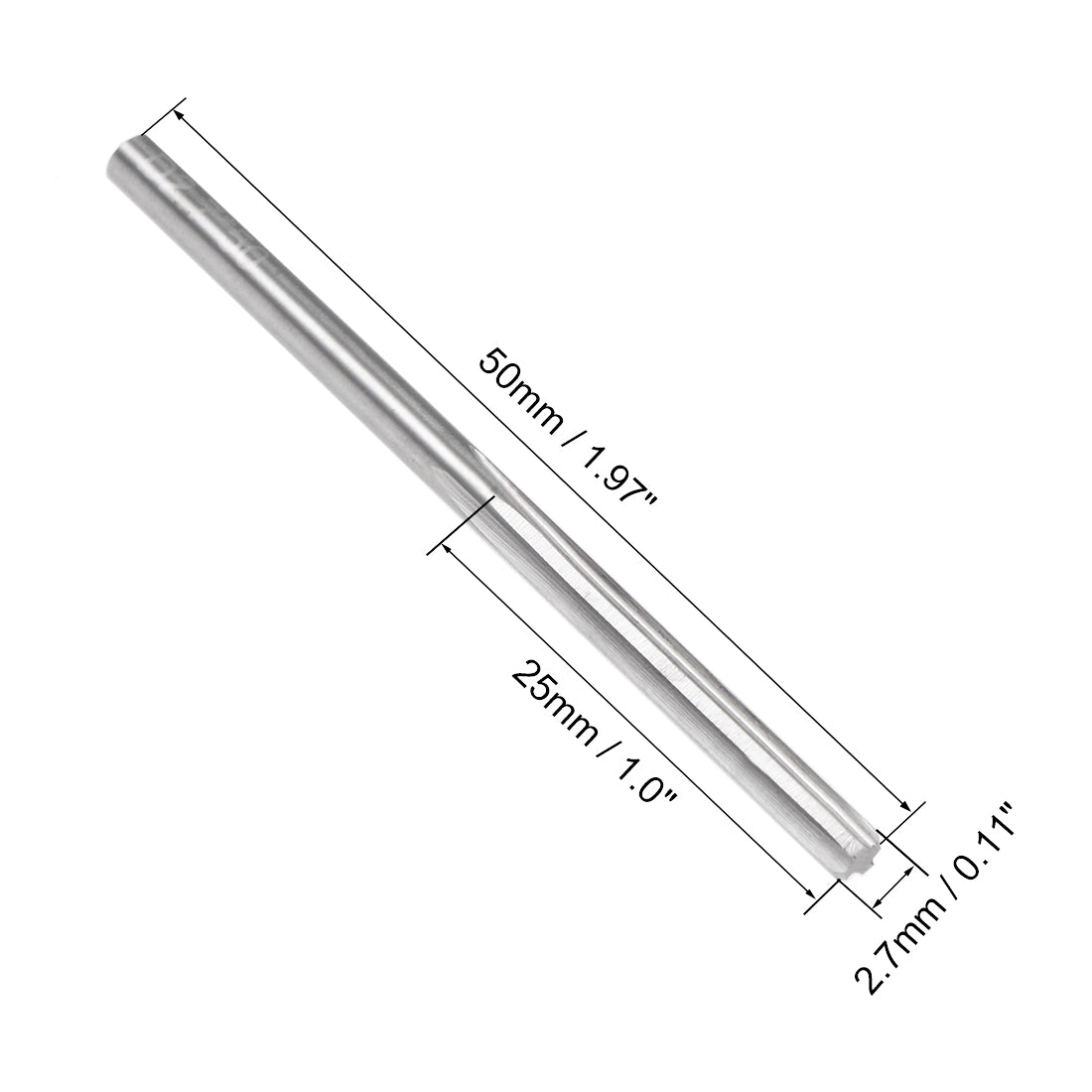 Harfington Round Shank Straight Flute Machine Milling Chucking Reamer Tool