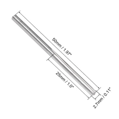 Harfington Round Shank Straight Flute Machine Milling Chucking Reamer Tool