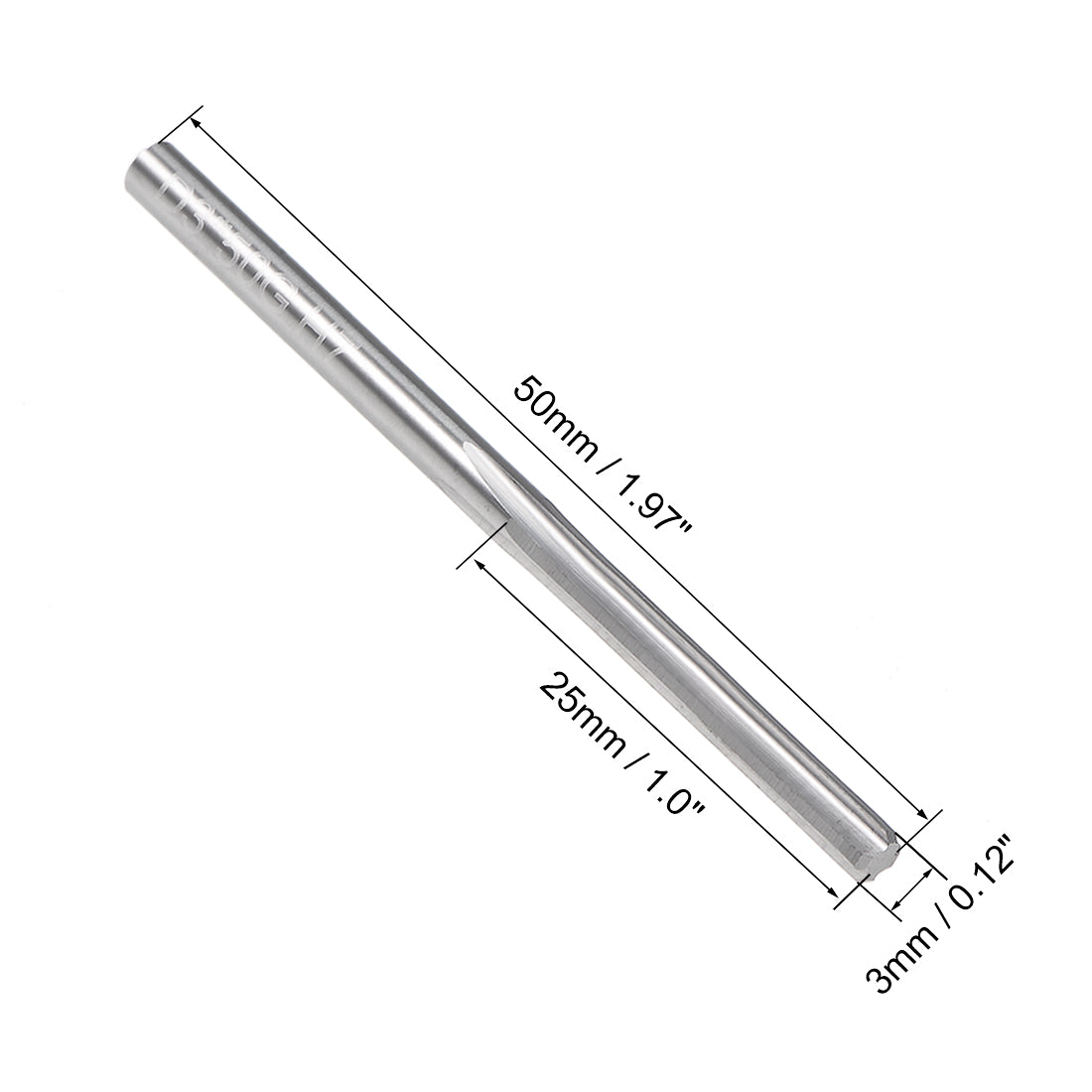 Harfington Round Shank Straight Flute Machine Milling Chucking Reamer Tool