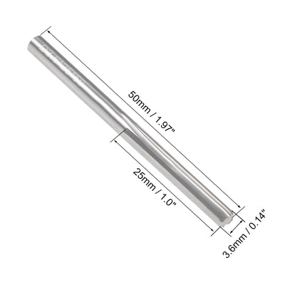 Harfington Solid Carbide Straight Flute Machine Milling Chucking Reamer