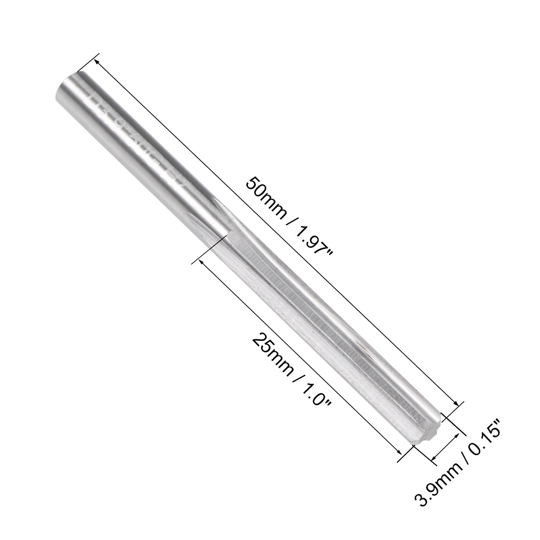Harfington Solid Carbide Straight Flute Machine Milling Chucking Reamer