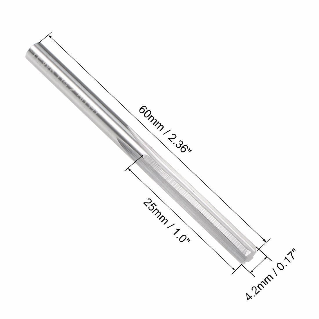 Harfington Solid Carbide Straight Flute Machine Milling Chucking Reamer