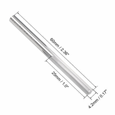 Harfington Solid Carbide Straight Flute Machine Milling Chucking Reamer