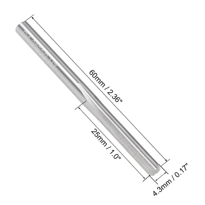 Harfington Solid Carbide Straight Flute Machine Milling Chucking Reamer