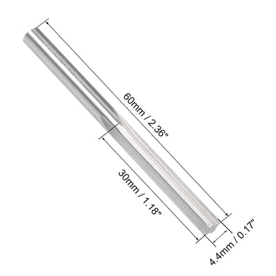 Harfington Solid Carbide Straight Flute Machine Milling Chucking Reamer