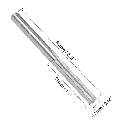 Harfington Solid Carbide Straight Flute Machine Milling Chucking Reamer