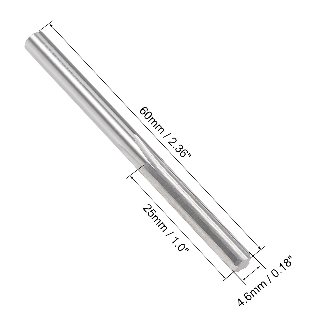 Harfington Solid Carbide Straight Flute Machine Milling Chucking Reamer
