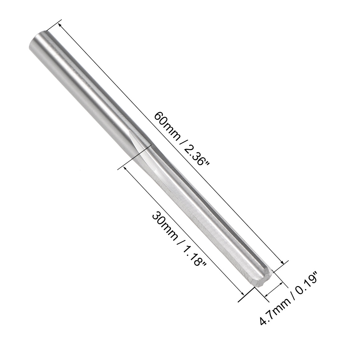 Harfington Solid Carbide Straight Flute Machine Milling Chucking Reamer