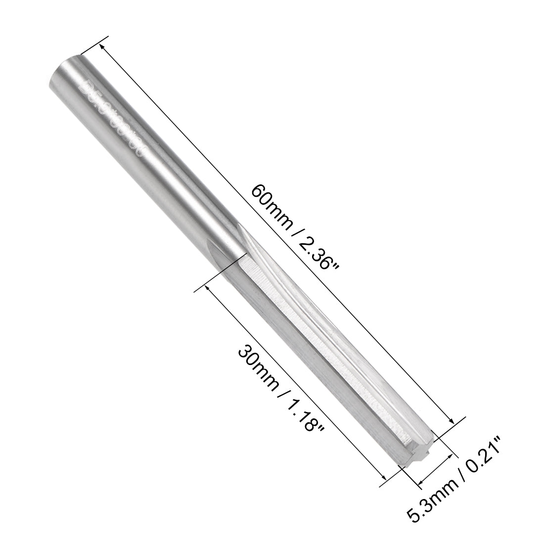 Harfington Solid Carbide Round Shank Straight Flutes Machine Milling Chucking Reamer