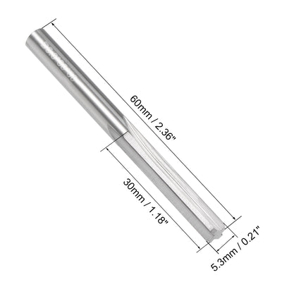 Harfington Solid Carbide Round Shank Straight Flutes Machine Milling Chucking Reamer