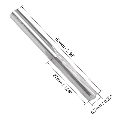 Harfington Solid Carbide Round Shank Straight Flutes Machine Milling Chucking Reamer
