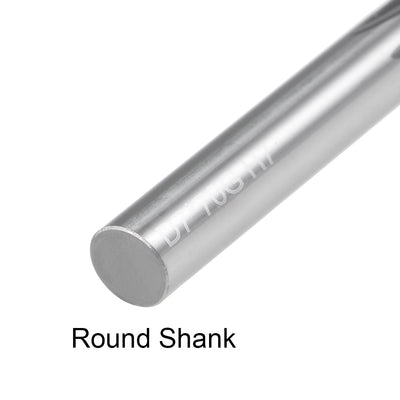 Harfington 7mm Carbide Round Shank 6 Straight Flutes Machine Milling Chucking Reamer