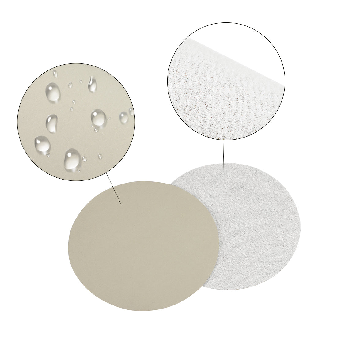 Harfington 2" Hook and Loop Sanding Disc 4000/5000/7000 Grit Silicon Carbide Wet/Dry 15Pcs