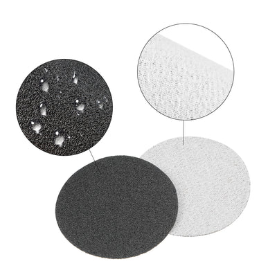 Harfington 2" Hook and Loop Sanding Disc 120/150/180 Grit Silicon Carbide Wet/Dry 30Pcs